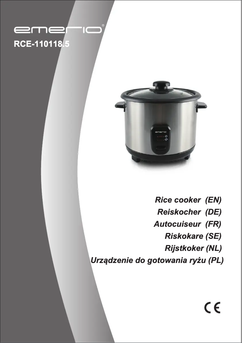 Page n°1 - Manuel utilisateur Emerio RCE-110118.5