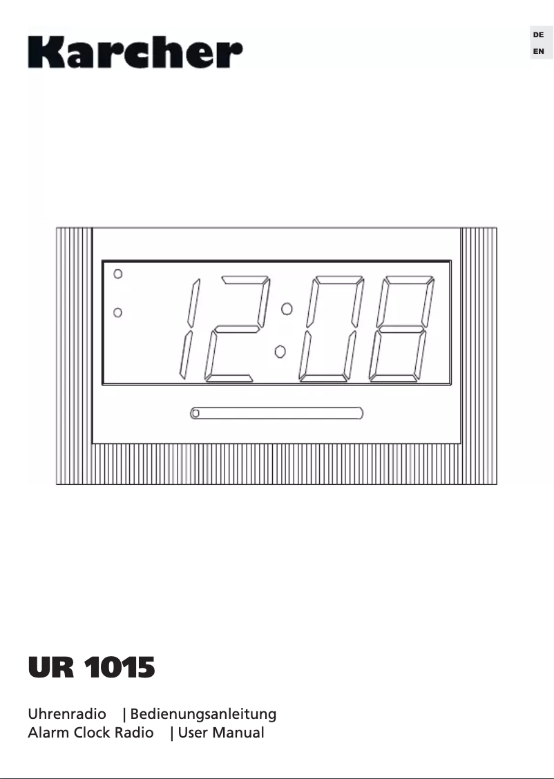 Image de la première page du manuel de l'appareil UR 1015