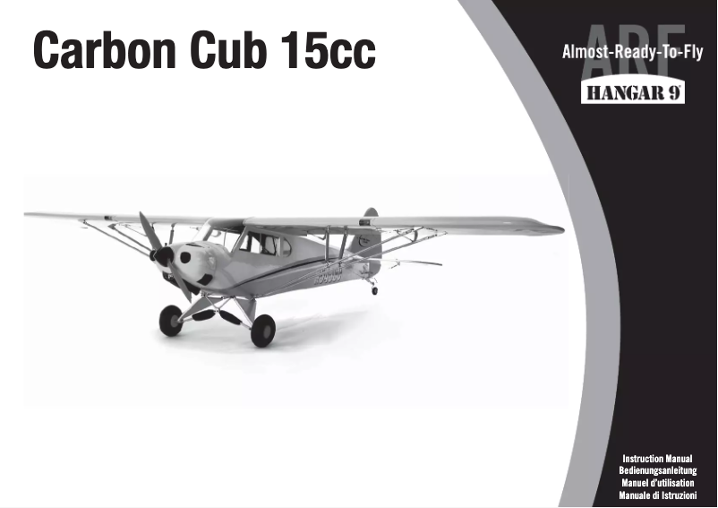 Image de la première page du manuel de l'appareil Carbon Cub 15cc ARF