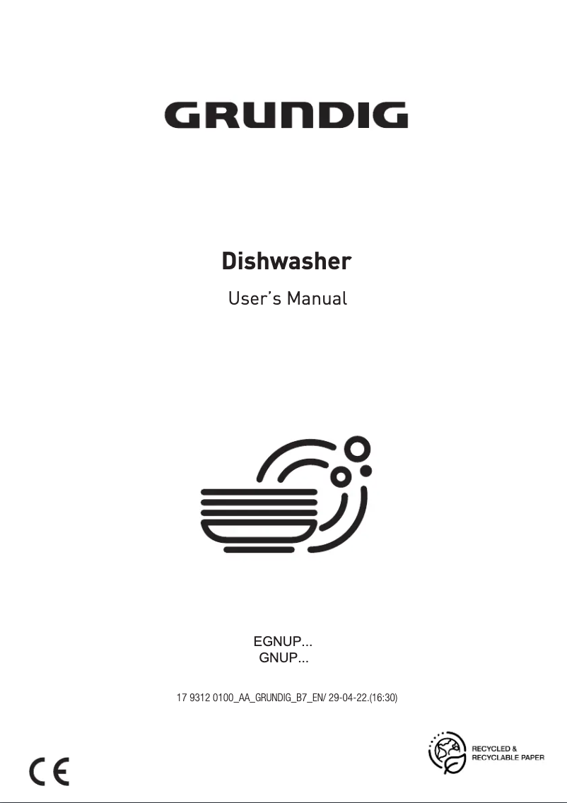 Page 1 de la notice Label énergétique Grundig GNUP 3451 W