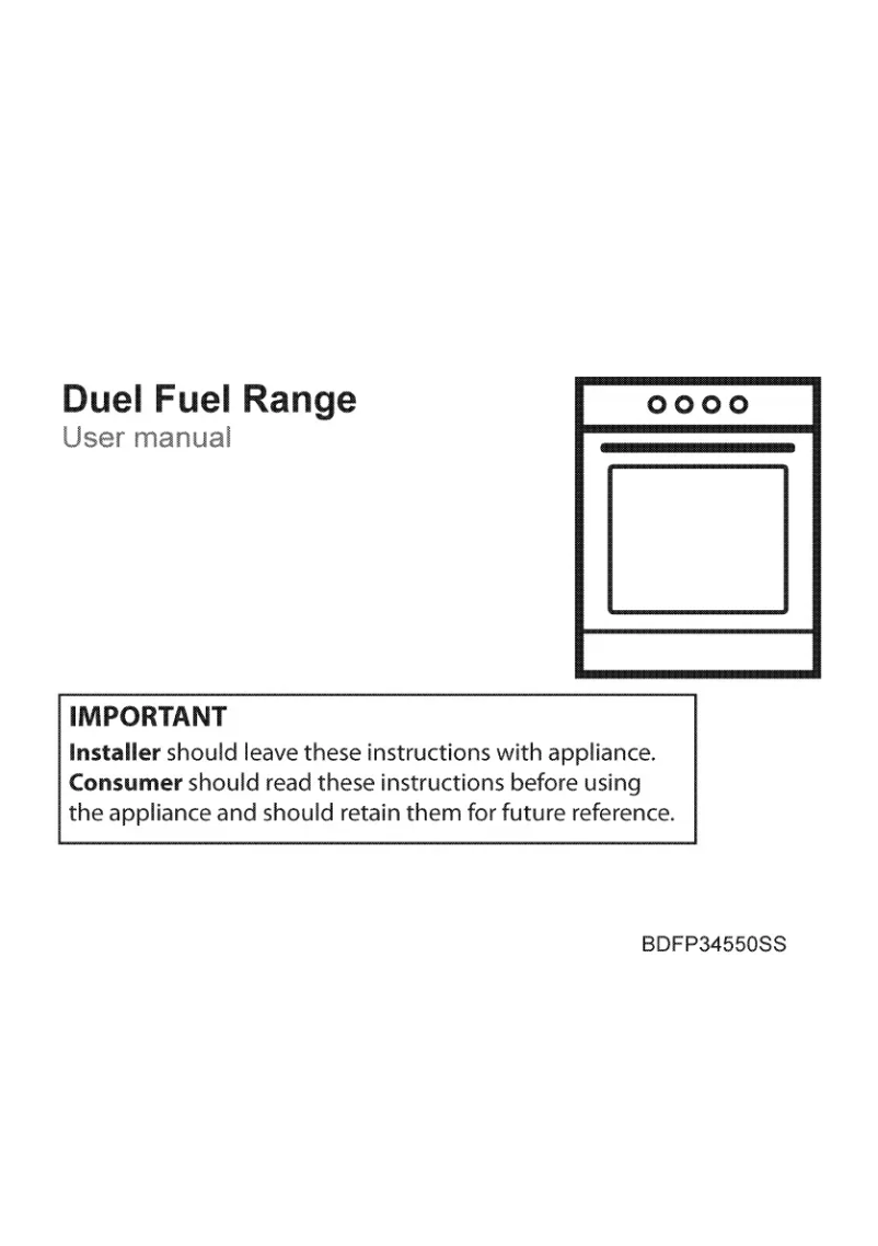 Page 1 de la notice Manuel utilisateur Blomberg BDFP 34550 SS