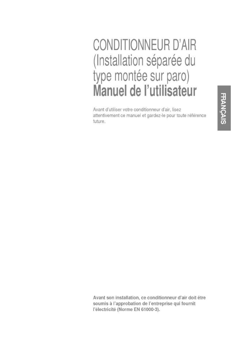 Page n°1 - Manuel utilisateur LG LSUC126UBD0