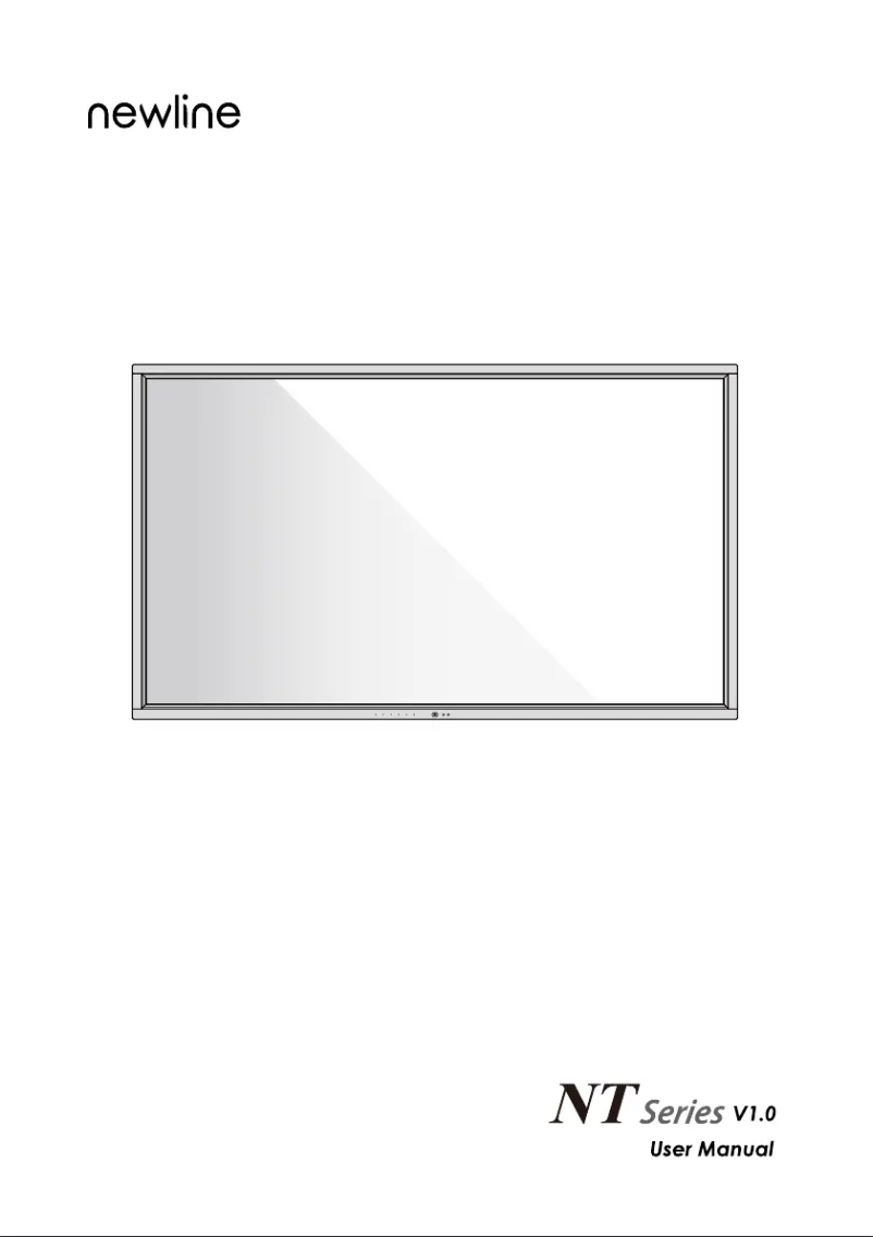 Page n°1 - Manuel utilisateur Newline TT-9823NT-PLUS