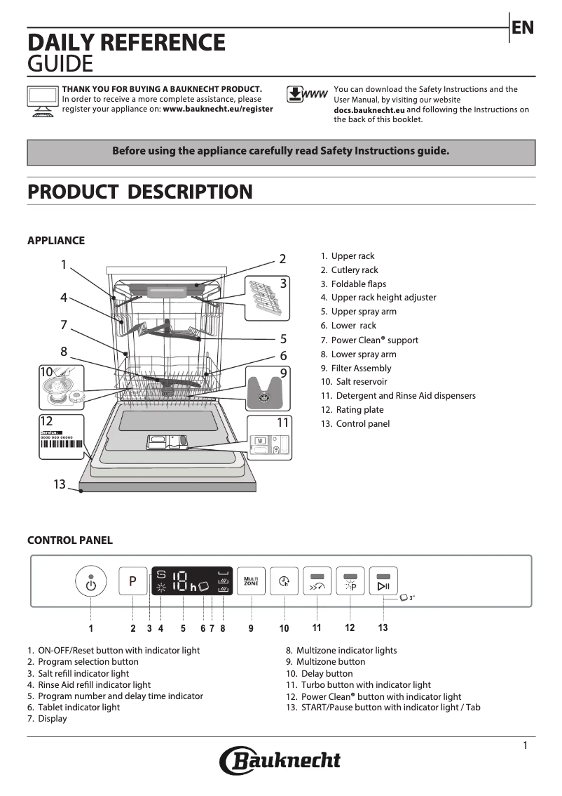 Image de la première page du manuel de l'appareil BCIO 3T341 PLET