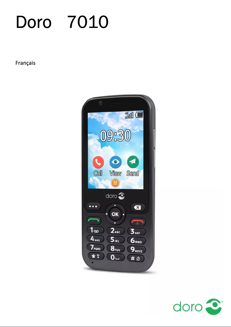 Image de la première page du manuel de l'appareil 7010