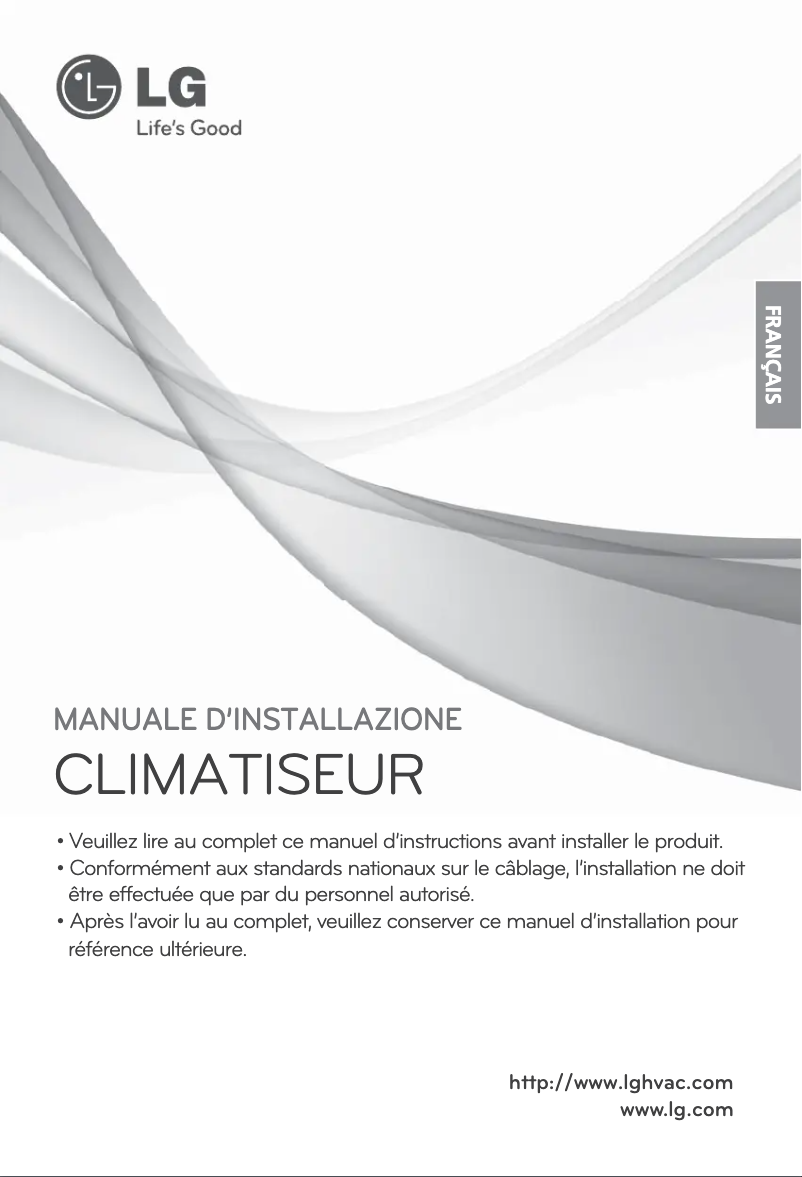 Page 1 de la notice Manuel utilisateur LG ARUN154DT2