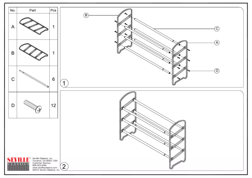 Página 1 del manual Manual de usuario Seville Classics WEB237