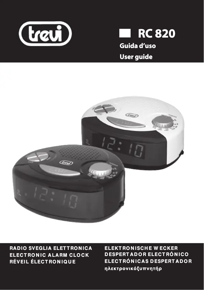 Page 1 de la notice Manuel utilisateur Trevi RC 820