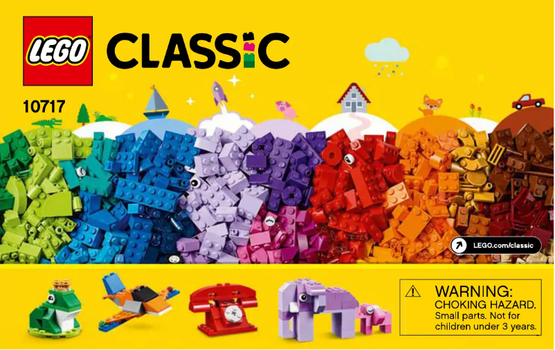 Page 1 de la notice Manuel utilisateur Lego Classic 10717