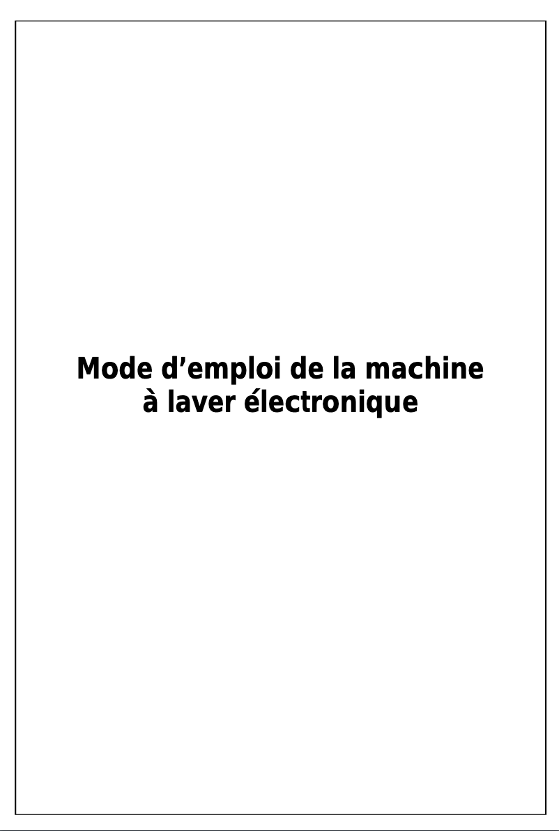 Image de la première page du manuel de l'appareil MARYLYN 1475 WAV 11