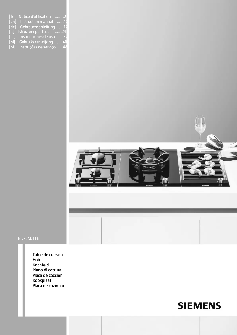 Image de la première page du manuel de l'appareil ET375MF11E