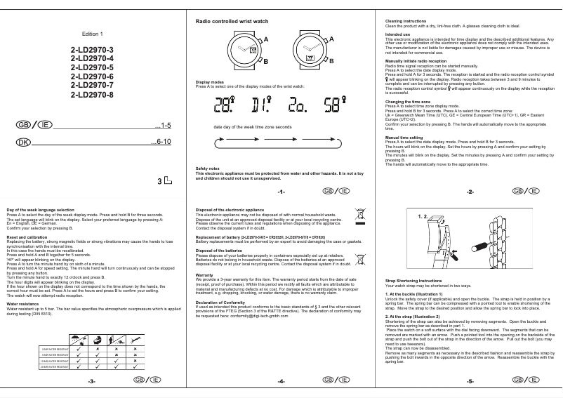 Página 1 del manual Manual de usuario Auriol 2-LD2970-7
