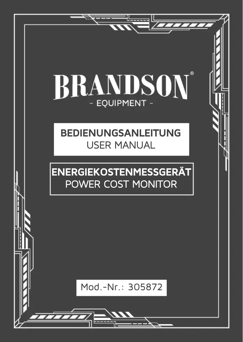 Página 1 del manual Manual de usuario Brandson 305872