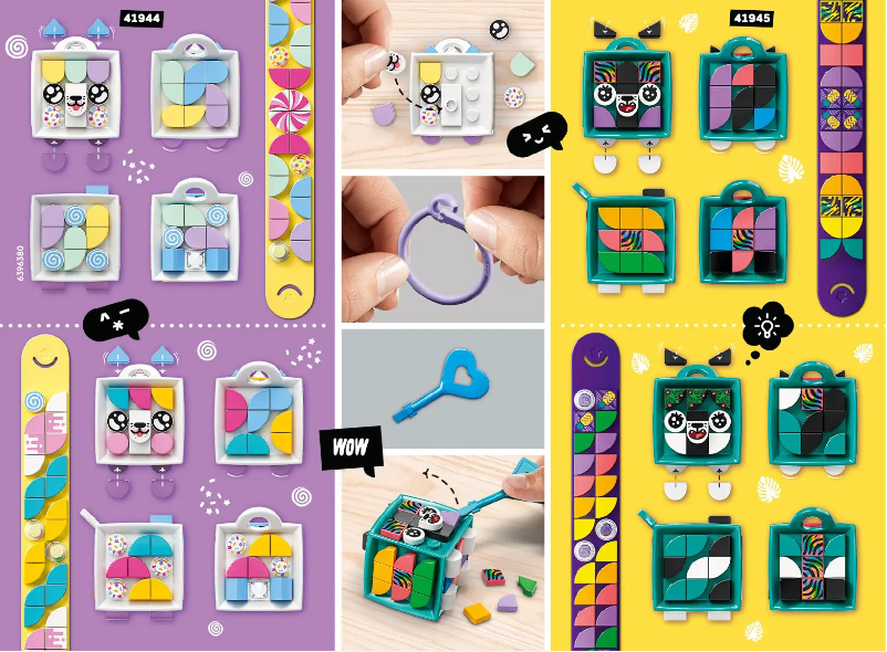 Page n°1 - Manuel utilisateur Lego DOTS 41945