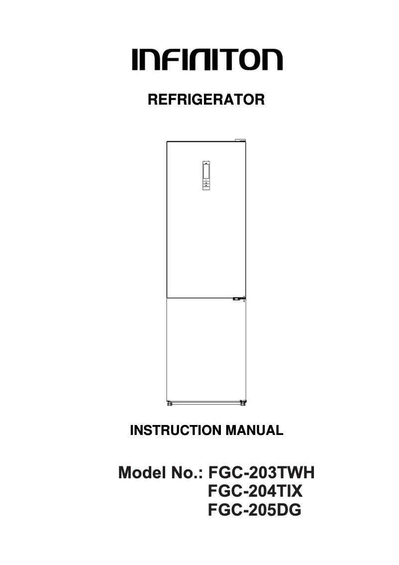 Image de la première page du manuel de l'appareil FGC-205 DG