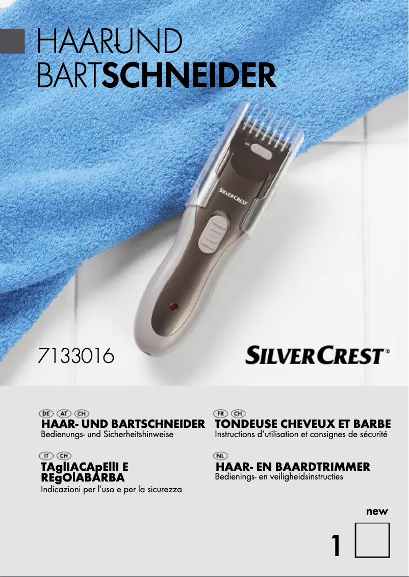 Page 1 de la notice Manuel utilisateur SilverCrest 7133016