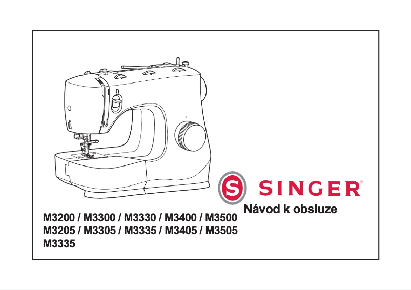 Page n°1 - Manuel utilisateur Singer M3205