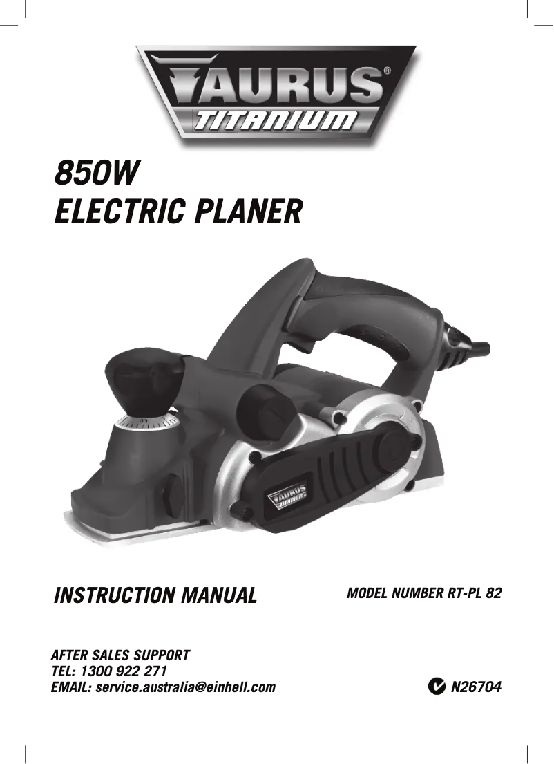 Image de la première page du manuel de l'appareil RT-PL-82