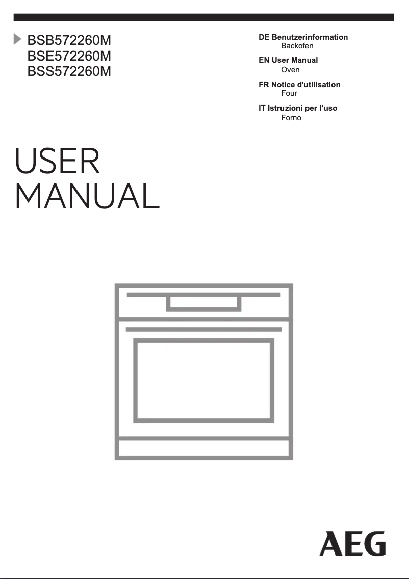 Página 1 del manual Manual de usuario AEG BSE572260M