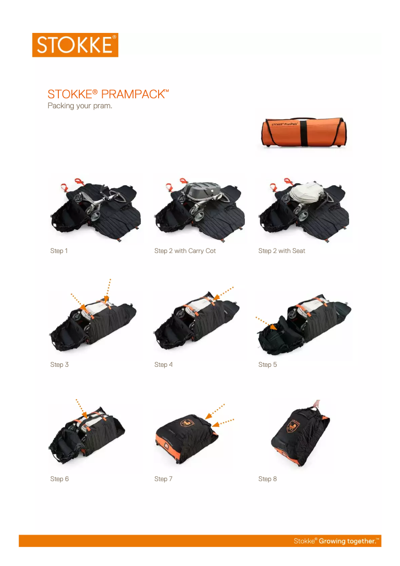 Image de la première page du manuel de l'appareil PramPack