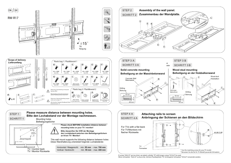 Page 1 de la notice Manuel utilisateur Ricoo N1774