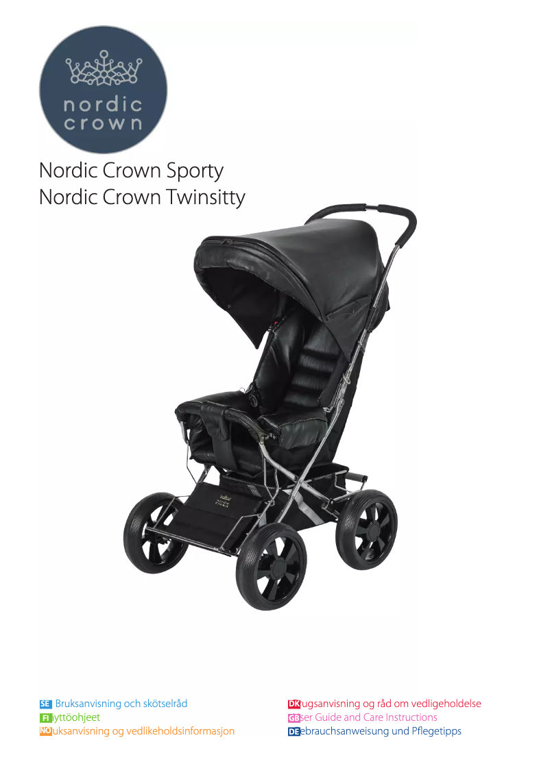 Page n°1 - Manuel utilisateur Nordic Crown Twinsitty