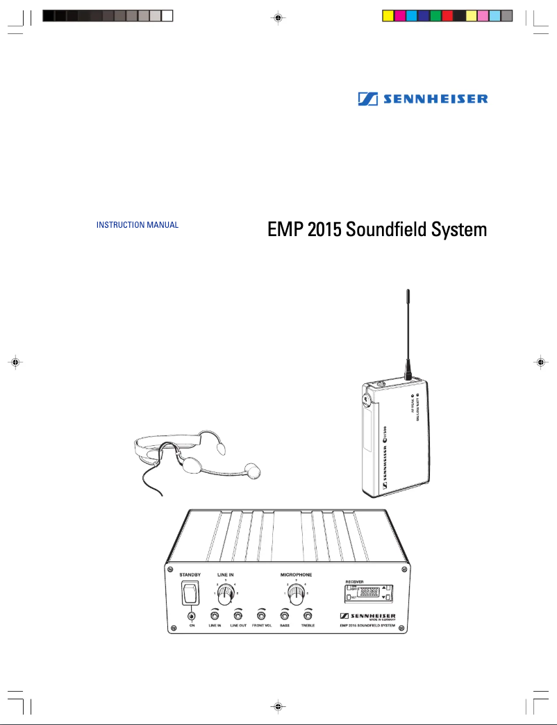 Page 1 de la notice Manuel utilisateur Sennheiser System EMP 2015 Soundfield
