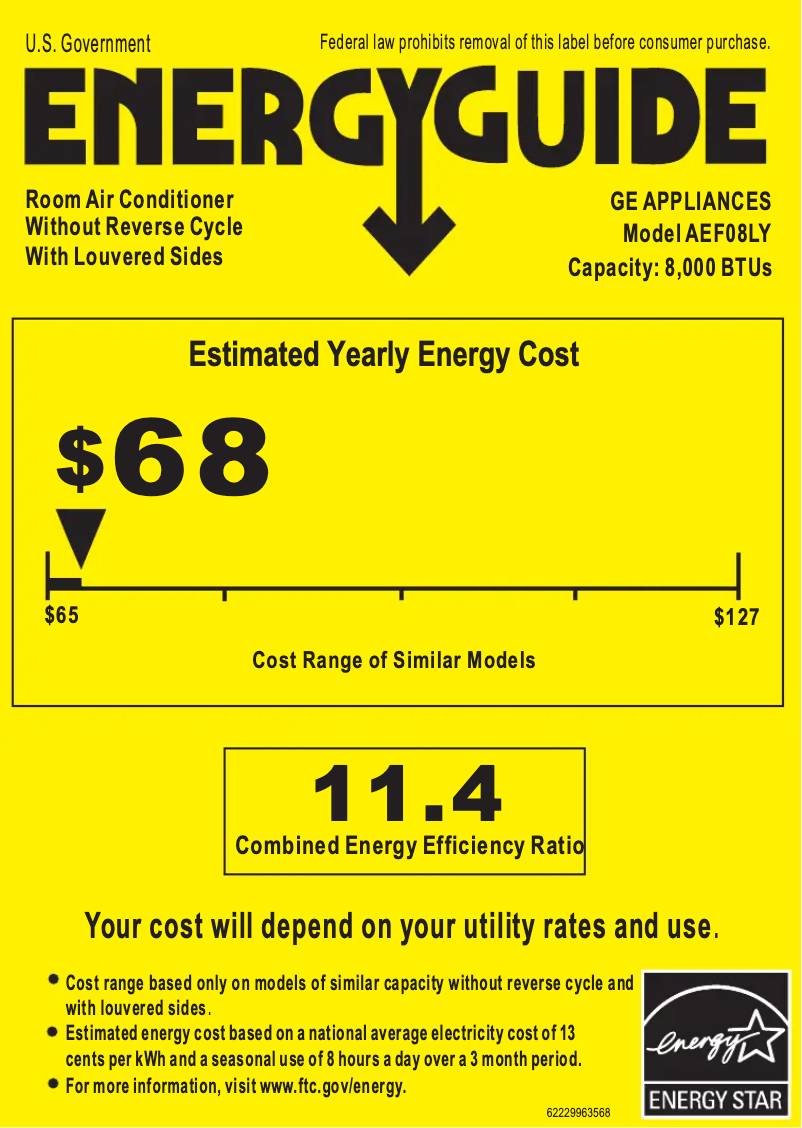 Image de la première page du manuel de l'appareil AEF08LY