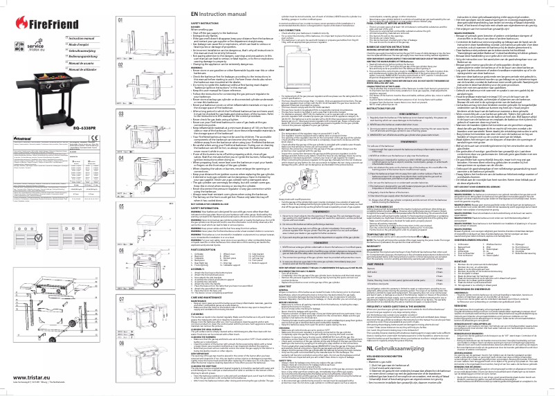 Page n°1 - Manuel utilisateur Campart BQ-6338PR