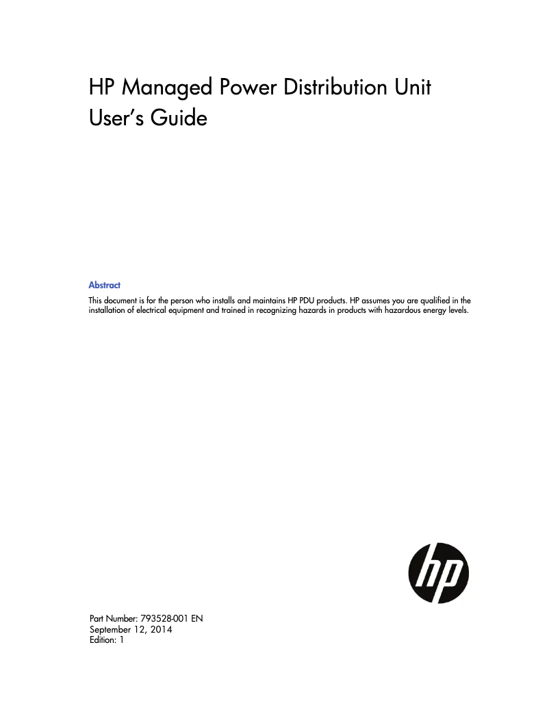 Page 1 de la notice Manuel utilisateur HP H8B53A