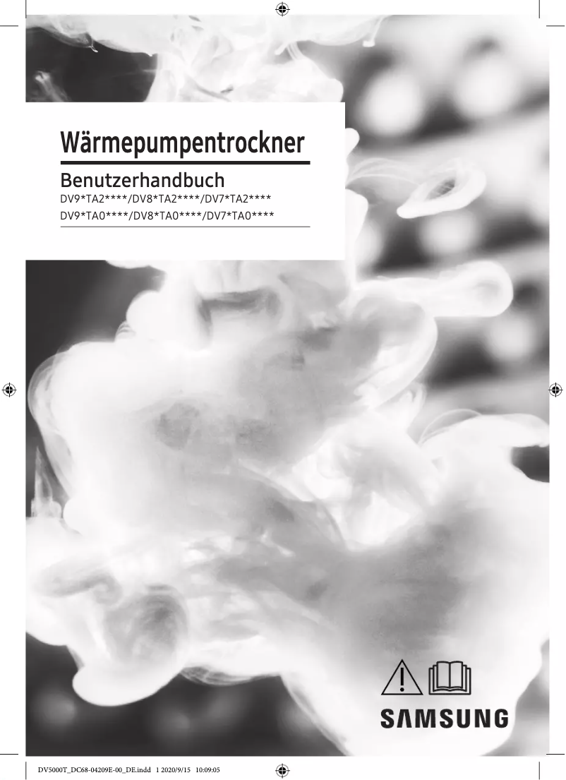 Page 1 de la notice Manuel utilisateur Samsung DV80TA020TE