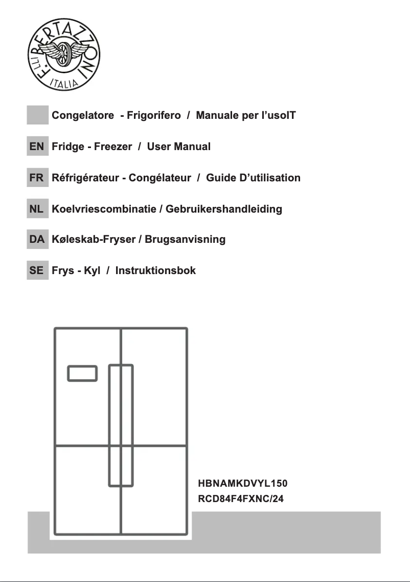 Image de la première page du manuel de l'appareil RCD84F4FXNC/24