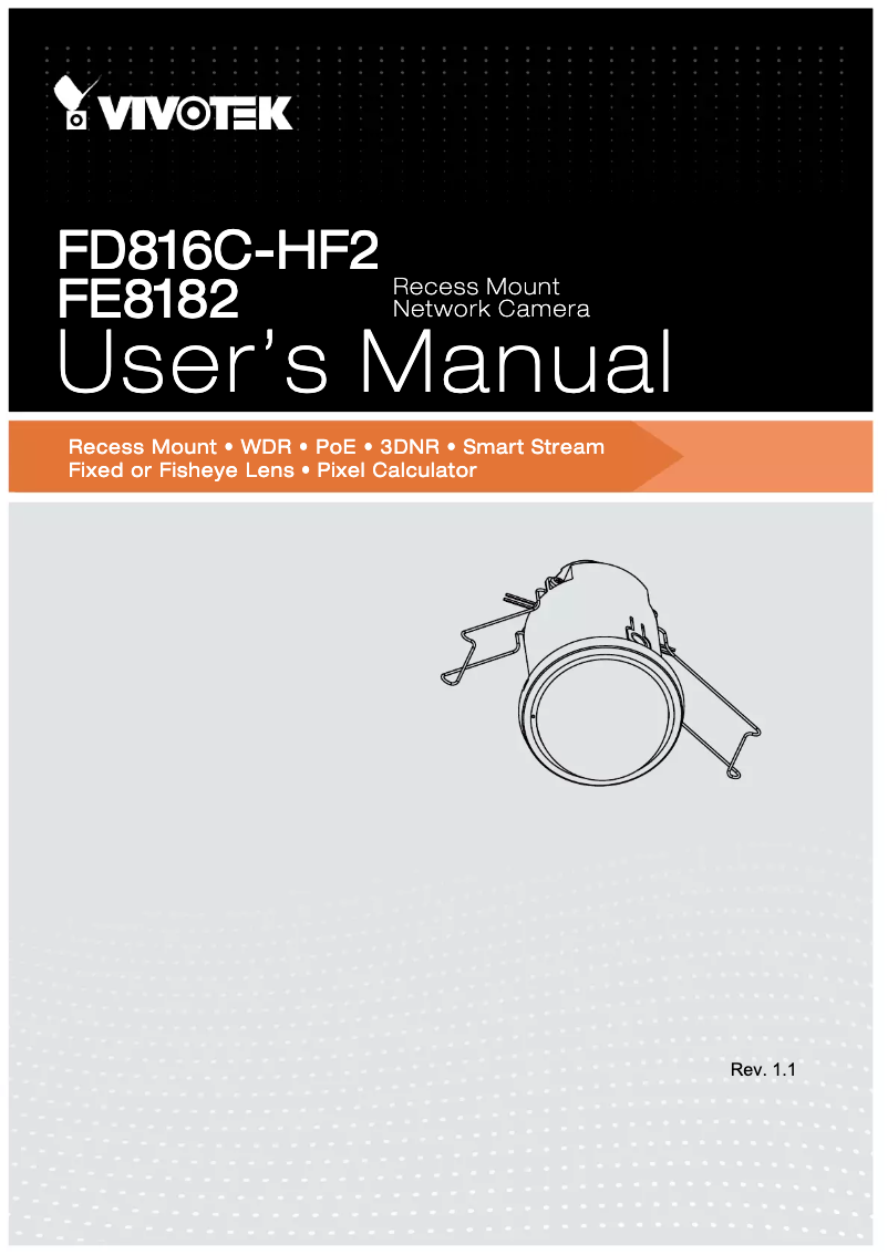 Image de la première page du manuel de l'appareil FD816C-HF2