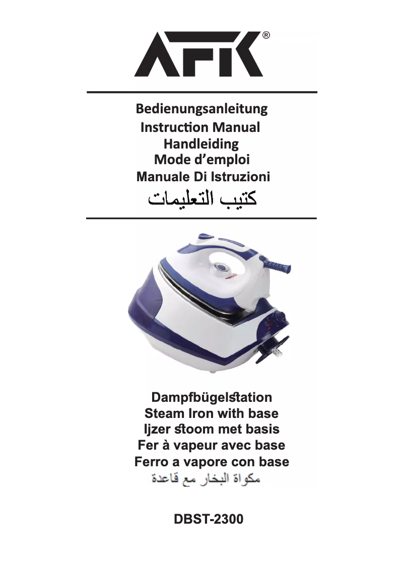 Página 1 del manual Manual de usuario AFK DBST-2300