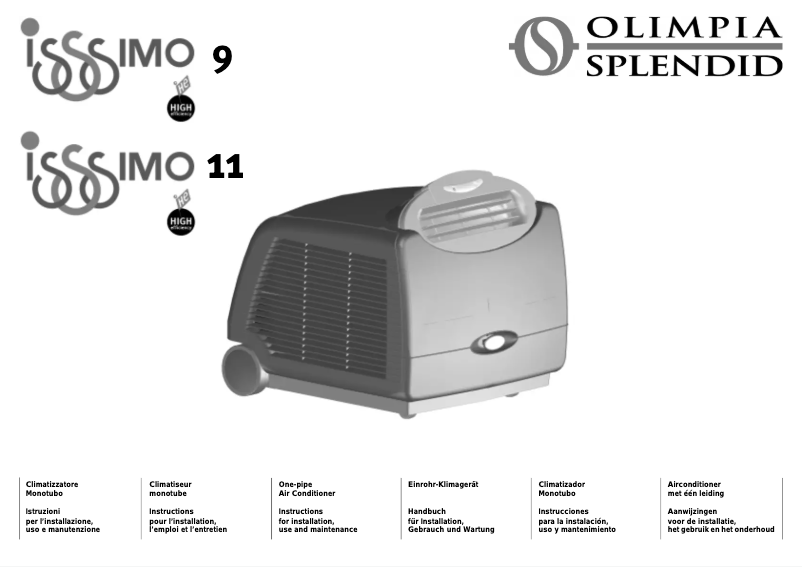 Page n°1 - Manuel utilisateur Olimpia Splendid Issimo 11