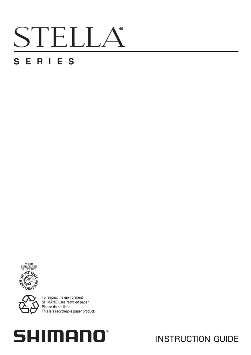 Image de la première page du manuel de l'appareil Stella 5000FA