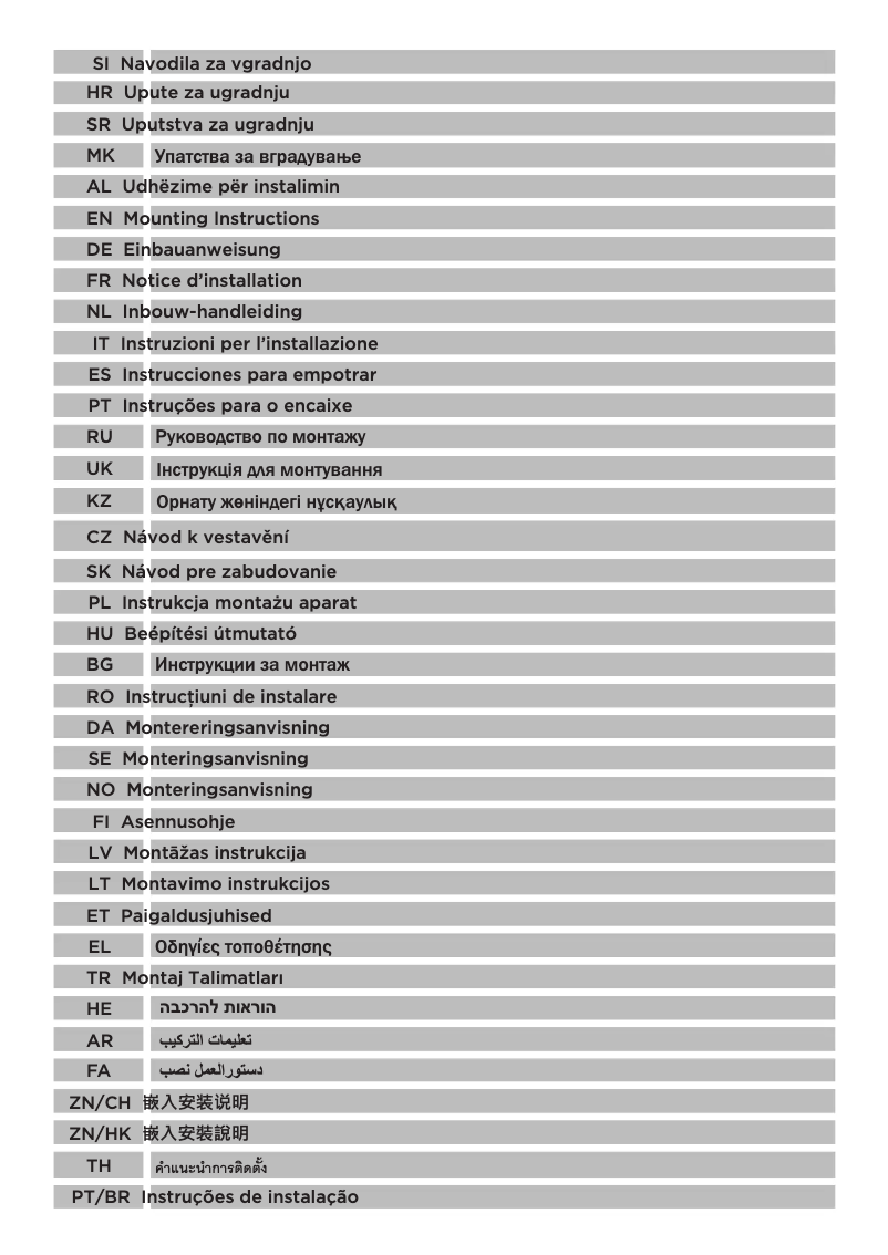 Page n°1 - Manuel utilisateur Gorenje RKI2181E1