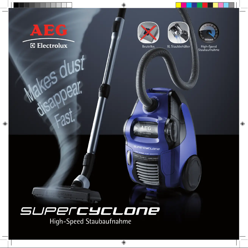 Page 1 de la notice Manuel utilisateur AEG SuperCyclone ASC6925