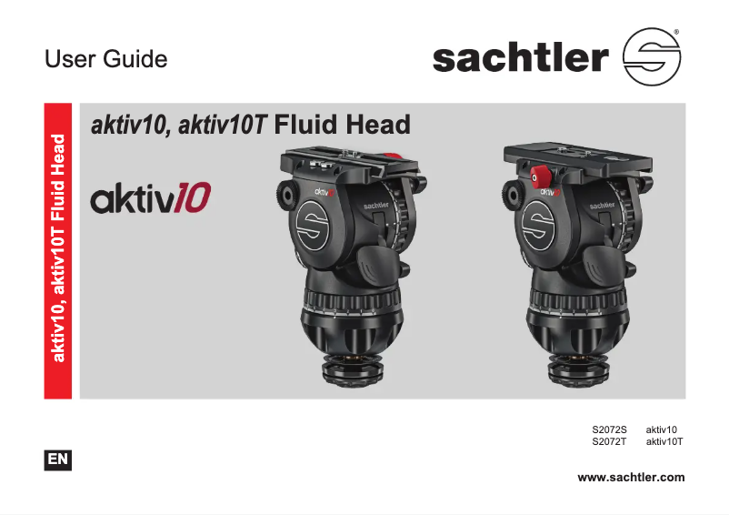 Page n°1 - Manuel utilisateur Sachtler aktiv10T