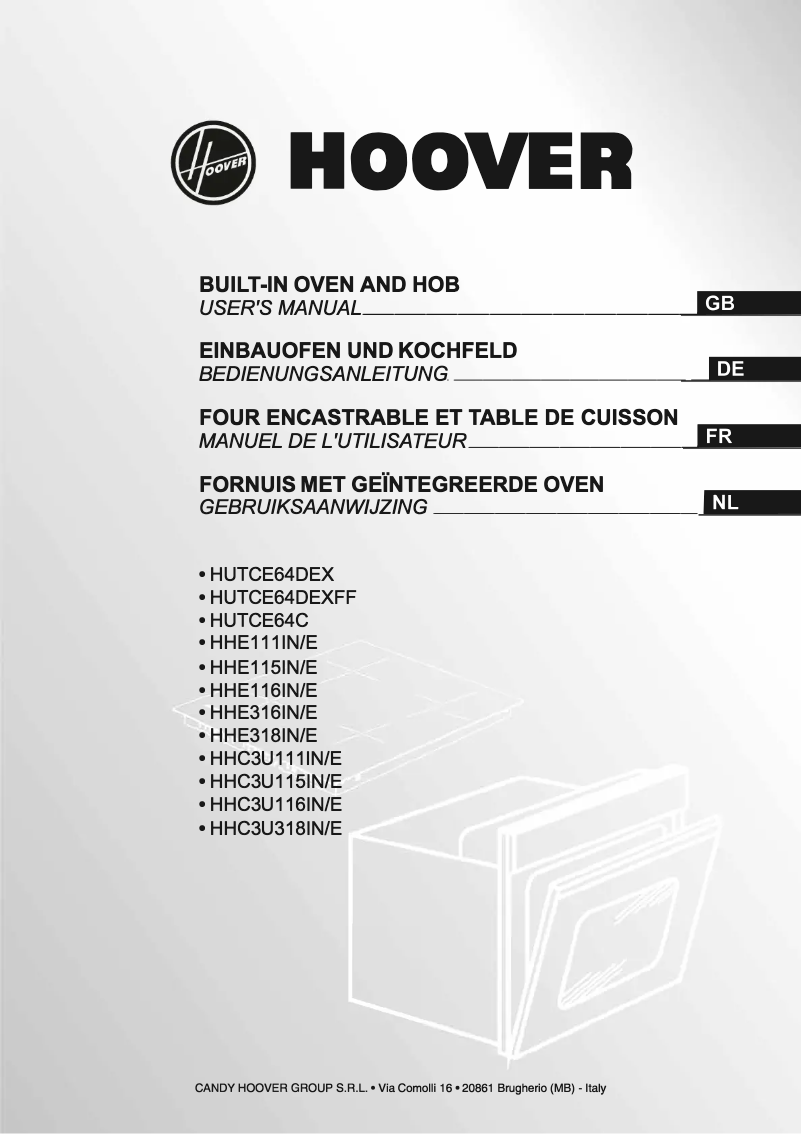 Image de la première page du manuel de l'appareil HHE116IN/E