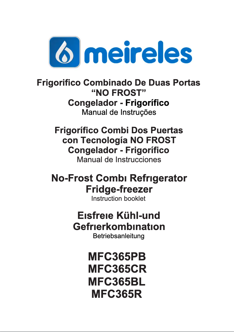 Page n°1 - Manuel utilisateur Meireles MFC 366 CR