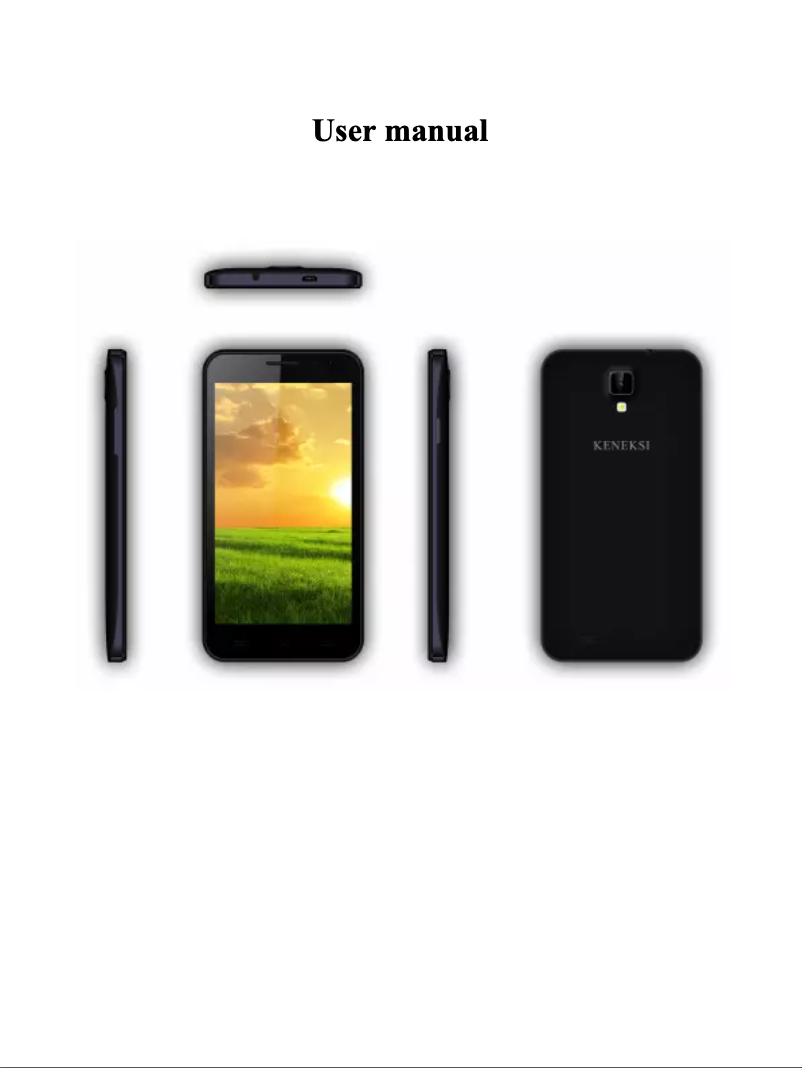 Page n°1 - Manuel utilisateur Keneksi Sigma