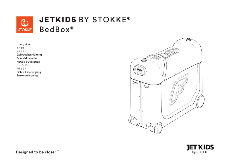 Image de la première page du manuel de l'appareil JetKids BedBox