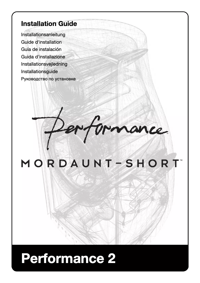 Page n°1 - Manuel utilisateur Mordaunt-Short Performance 2