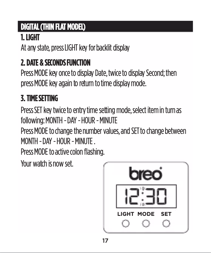 Image de la première page du manuel de l'appareil Spectrum B-TI-TD8