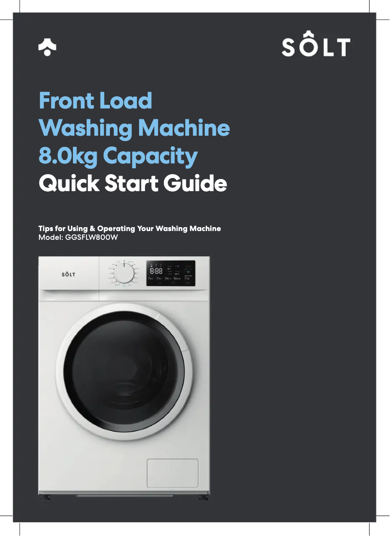 Page n°1 - Guide de démarrage rapide Sôlt GGSFLW800W