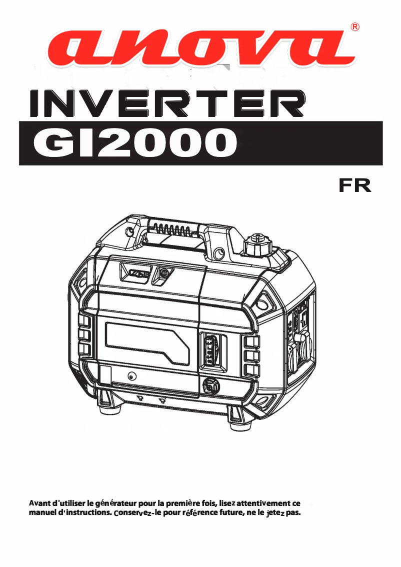 Página 1 del manual Manual de usuario Anova GI2000