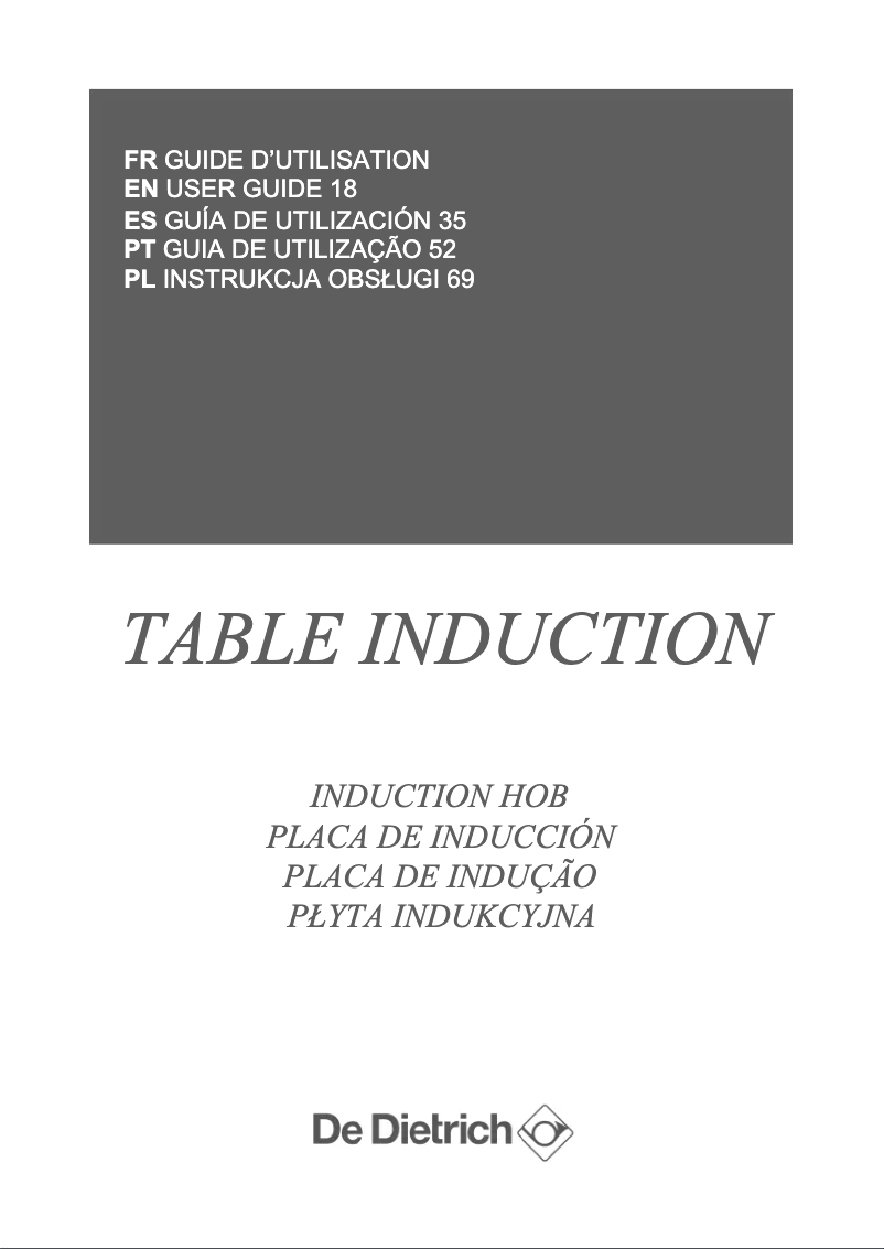 Image de la première page du manuel de l'appareil DPI7654B