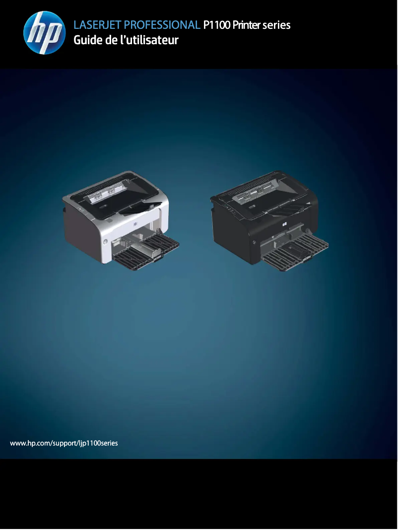 Page n°1 - Manuel utilisateur HP LaserJet Pro P1100 series