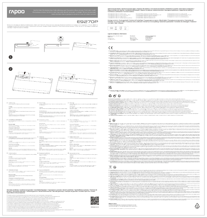 Imagen de la primera página del manual del dispositivo E9270P